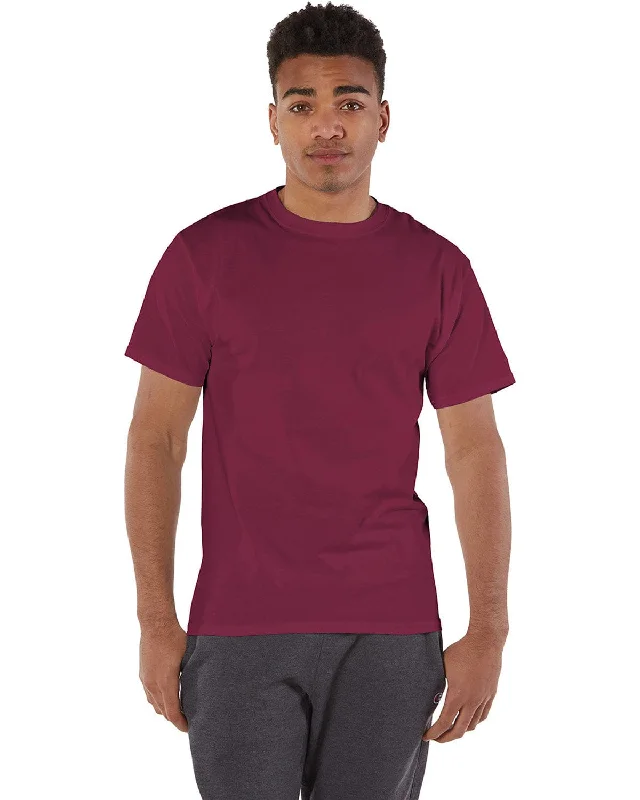 Now or Never Champion Cotton T-Shirt | Cardinal