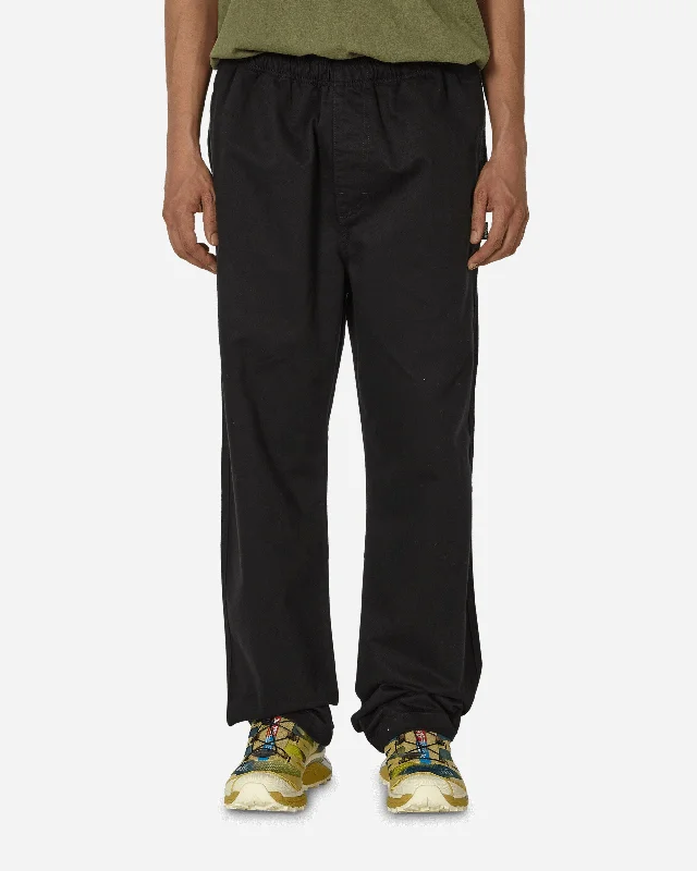 Best Bargains Brushed Beach Pants Black