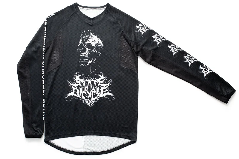 Buy More, Save More State Bicycle Co. - "Death Metal" All-Road Jersey - Long Sleeve Tech-T Buy More, Save More State Bicycle Co. - "Death Metal" All-Road Jersey - Long Sleeve Tech-T