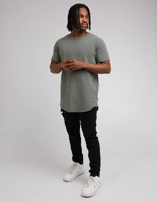Online Only Silent Theory Mens Soho Jean Washed Black