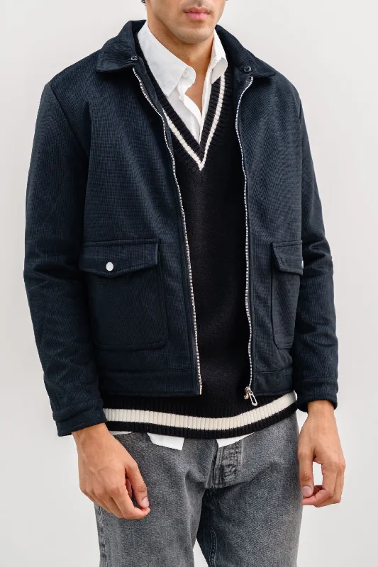 Weekend Specials to Delight CORDUROY AVIATOR JACKET