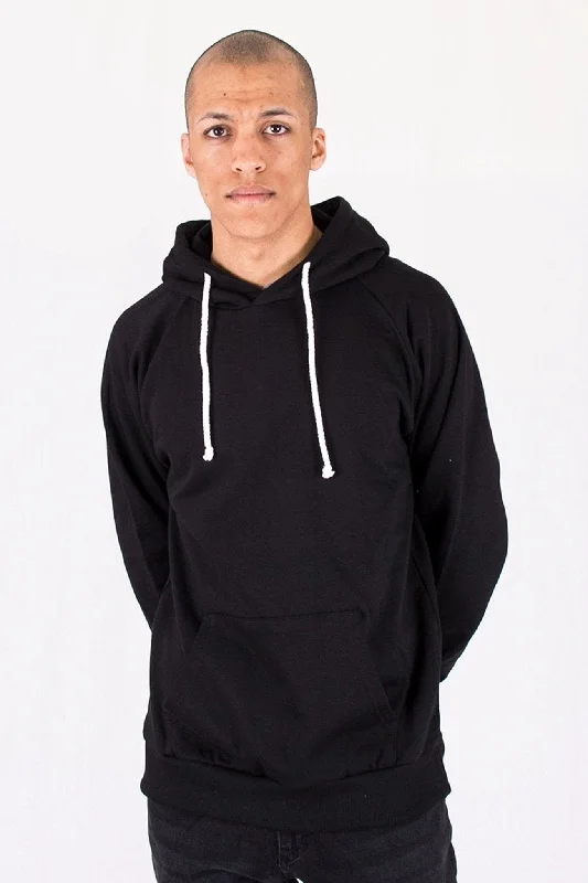 Crazy Savings Raglan basic hoodie - Black