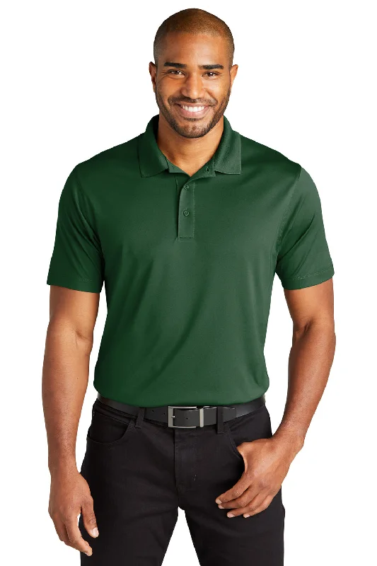 Today Only Port Authority Mens C-Free Performance Moisture Wicking Short Sleeve Polo Shirt - Forest Green Today Only Port Authority Mens C-Free Performance Moisture Wicking Short Sleeve Polo Shirt - Forest Green