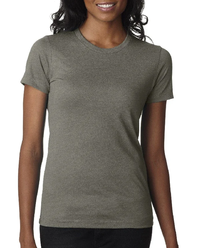 Cash Savings Next Level Ladies CVC Crew Tee | Warm Gray