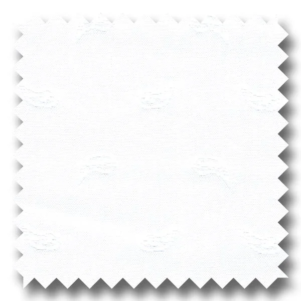 Weekend Shopping Bliss White on White Paisley 140 2Ply Broadcloth - Custom Dress Shirt