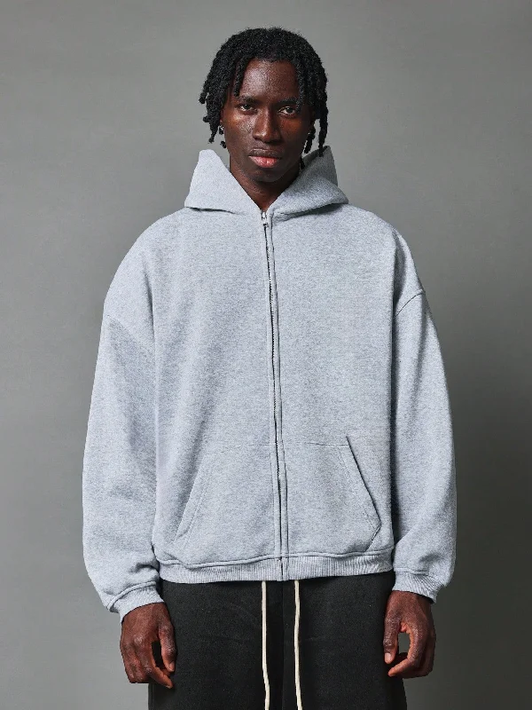 Instant Savings Oversized Fit Essential Zip Through Hoodie