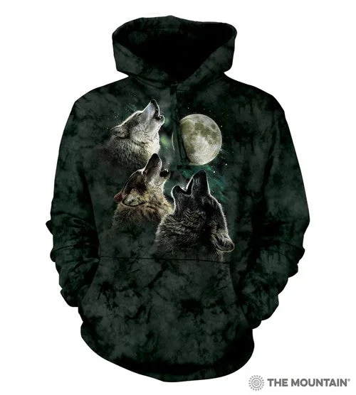Can't Miss The Mountain® Three Wolf Moon Unisex Hoodie Sweatshirt