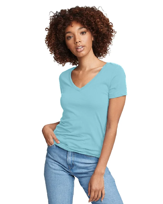 Weekend Offers That Please Next Level Ladies Ideal V-Neck Tee | Tahiti Blue