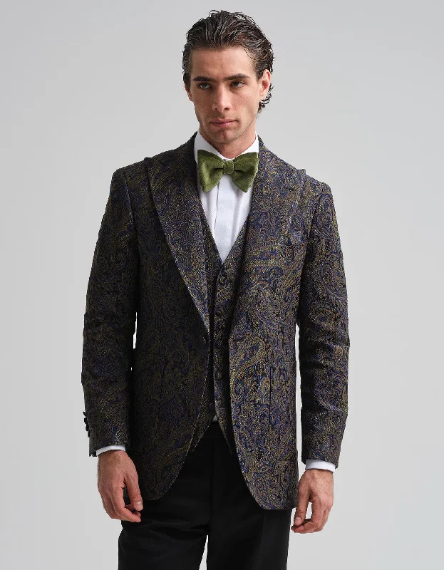Discount Deals Midnight Paisley Jacquard Jacket