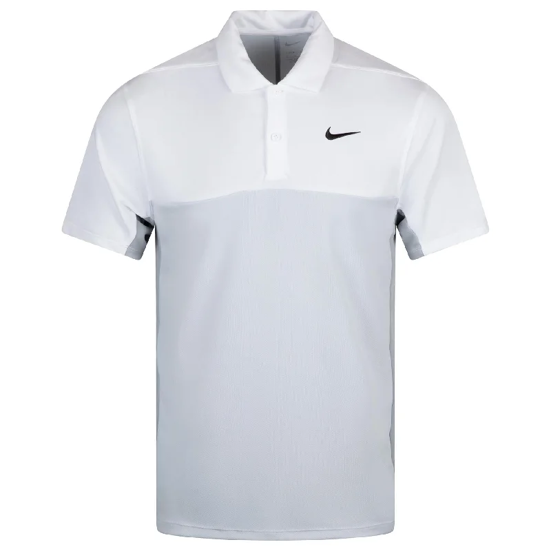 Midnight Sale Dri-FIT Victory+ Colour Block Polo White/Grey - SU24