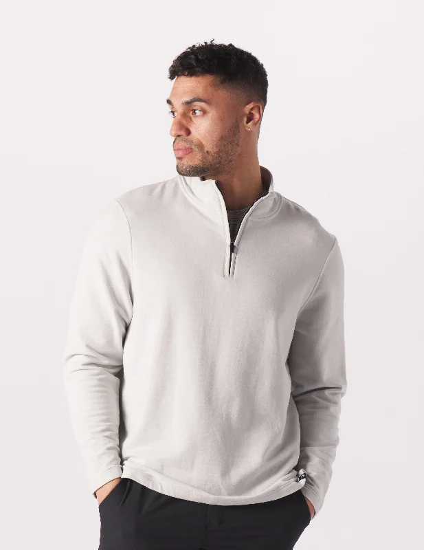 Bonus Offer Vertex Quarter Zip: Ash Grey