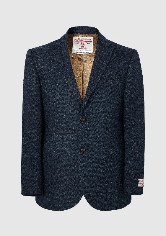 Savings Spectacular Patrick Jacket - Navy Herringbone