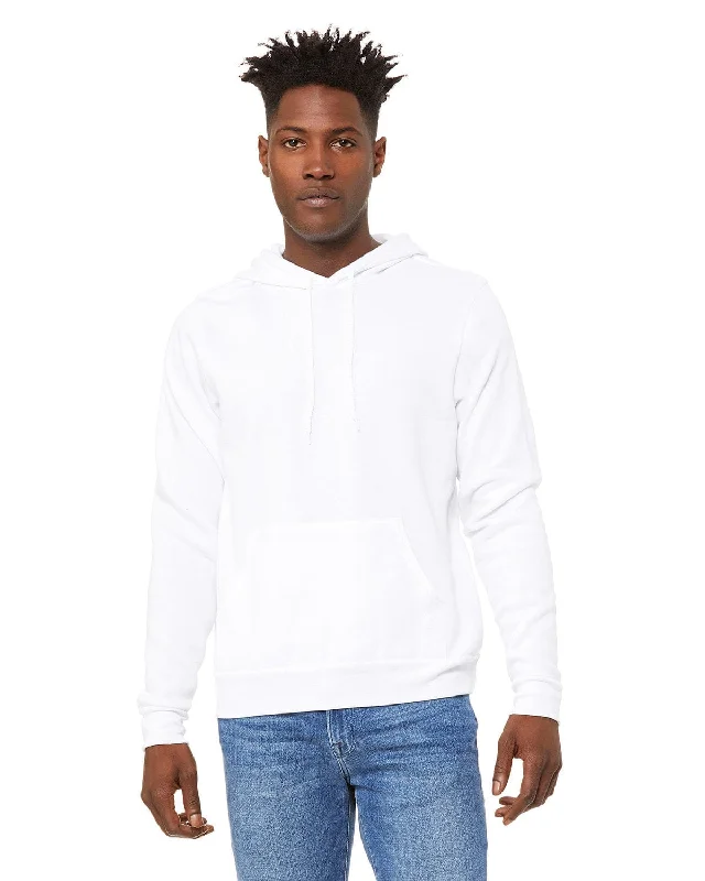 Year-End Clearance Bella+Canvas Unisex Sponge Fleece Pullover Hoodie | Dtg White