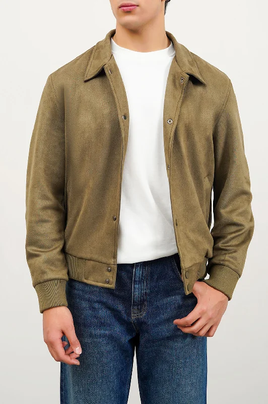 Discount Mania SUEDE TRUCKER JACKET