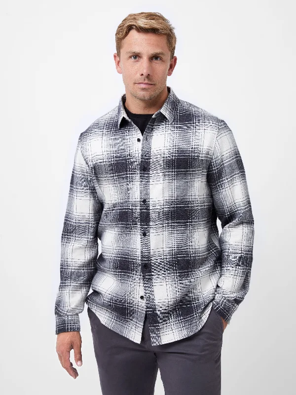 Weekend Shopping Bliss Garment Wash Checked Flannel Shirt