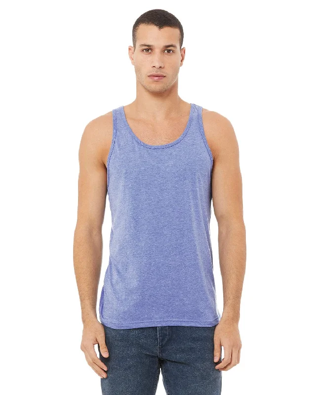 Don’t Miss Out Bella+Canvas Unisex Triblend Tank | Blue Triblend