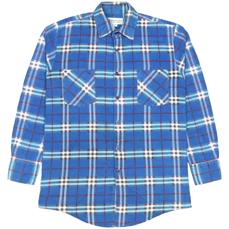 Don’t Miss Out Highlander Flannel Checkered Shirt Blue