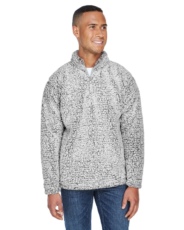 Anniversary Sale J America Adult Epic Sherpa Quarter-Zip | Black Heather