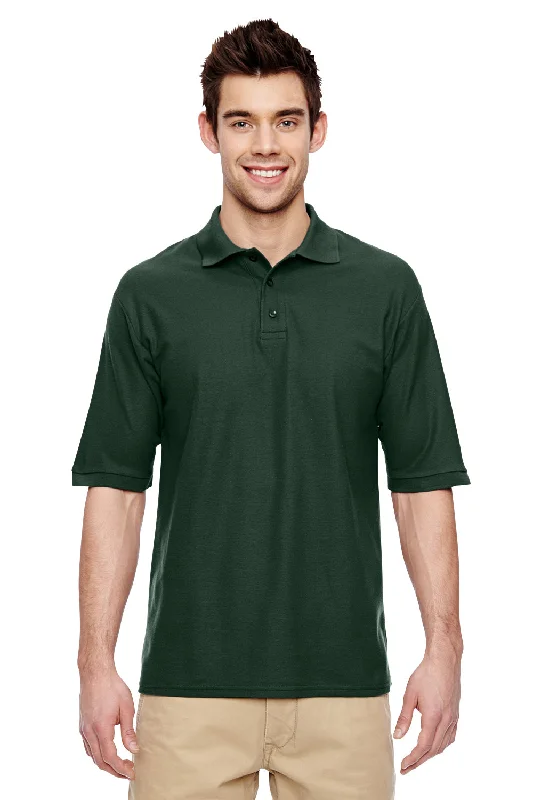 Weekend Savings Sensation Jerzees Mens Easy Care Moisture Wicking Short Sleeve Polo Shirt - Forest Green - Closeout Weekend Savings Sensation Jerzees Mens Easy Care Moisture Wicking Short Sleeve Polo Shirt - Forest Green - Closeout