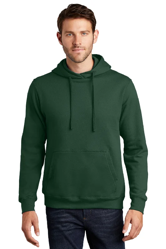 Major Deal Port & Company Mens Fan Favorite Fleece Hooded Sweatshirt Hoodie w/ Pouch Pocket - Forest Green Major Deal Port & Company Mens Fan Favorite Fleece Hooded Sweatshirt Hoodie w/ Pouch Pocket - Forest Green