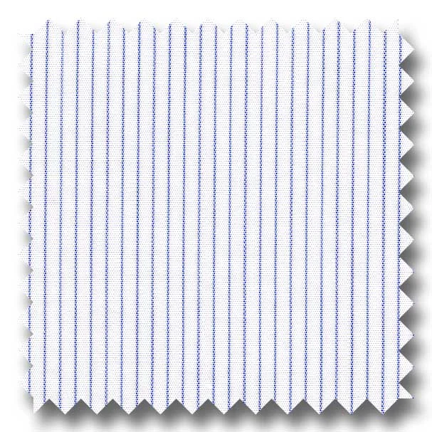 Customer Appreciation Sale Blue Stripe 2Ply Broadcloth - Custom Dress Shirt
