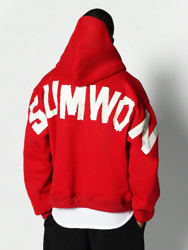 Weekend Savings Sensation Regular Fit Overhead Hoodie With Front And Back Graphic Print