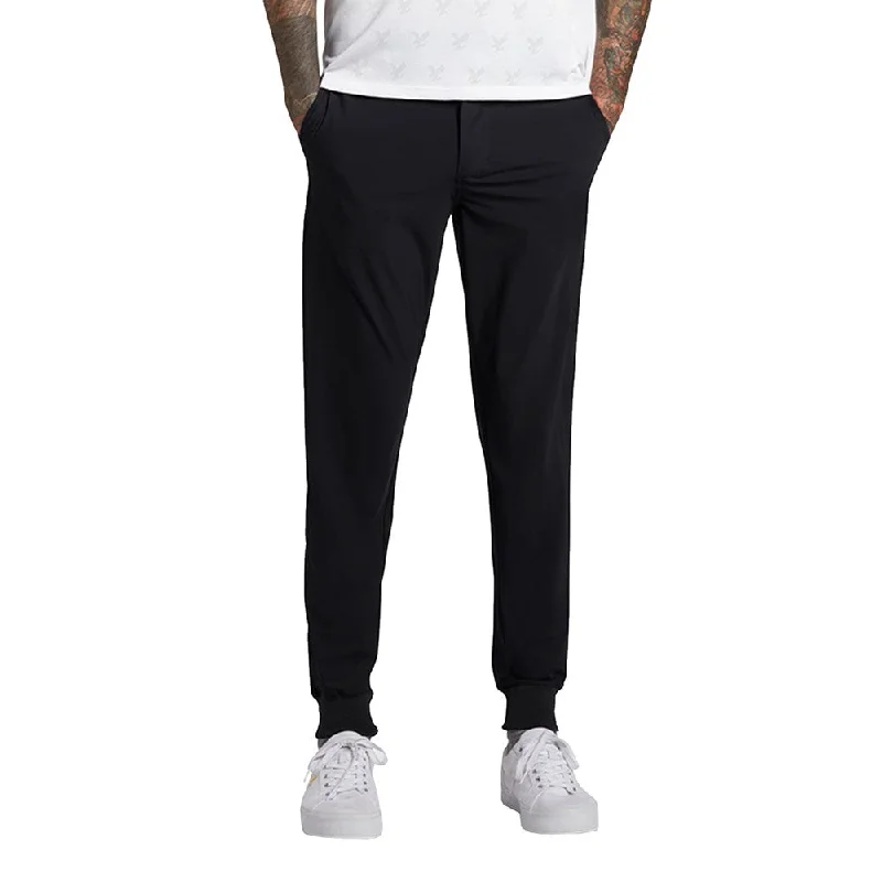 Flash Sale Lyle & Scott Airlight Cuffed Jogger Golf Trousers - Jet Black