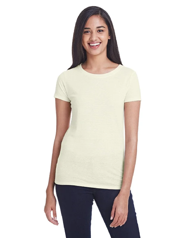 Weekend Flash Sale Threadfast Apparel Ladies Triblend Short Sleeve Tee | Cream Triblend