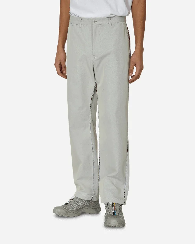 Unmissable Offer Contrast Mesh Panel Pants Light Grey