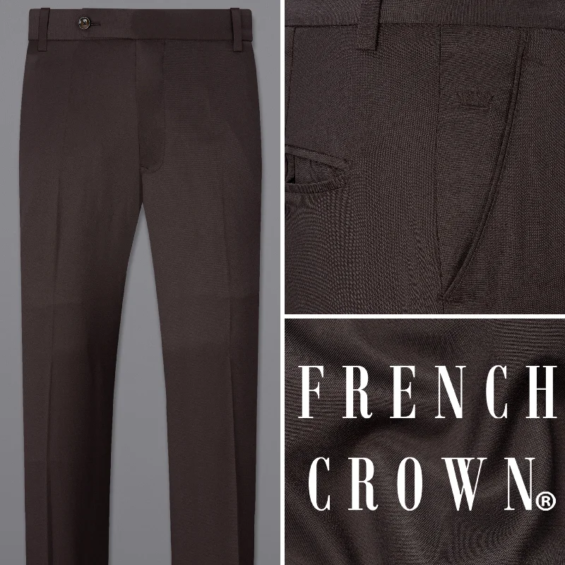 Weekend Bargains to Celebrate Matterhorn Brown Textured Pant