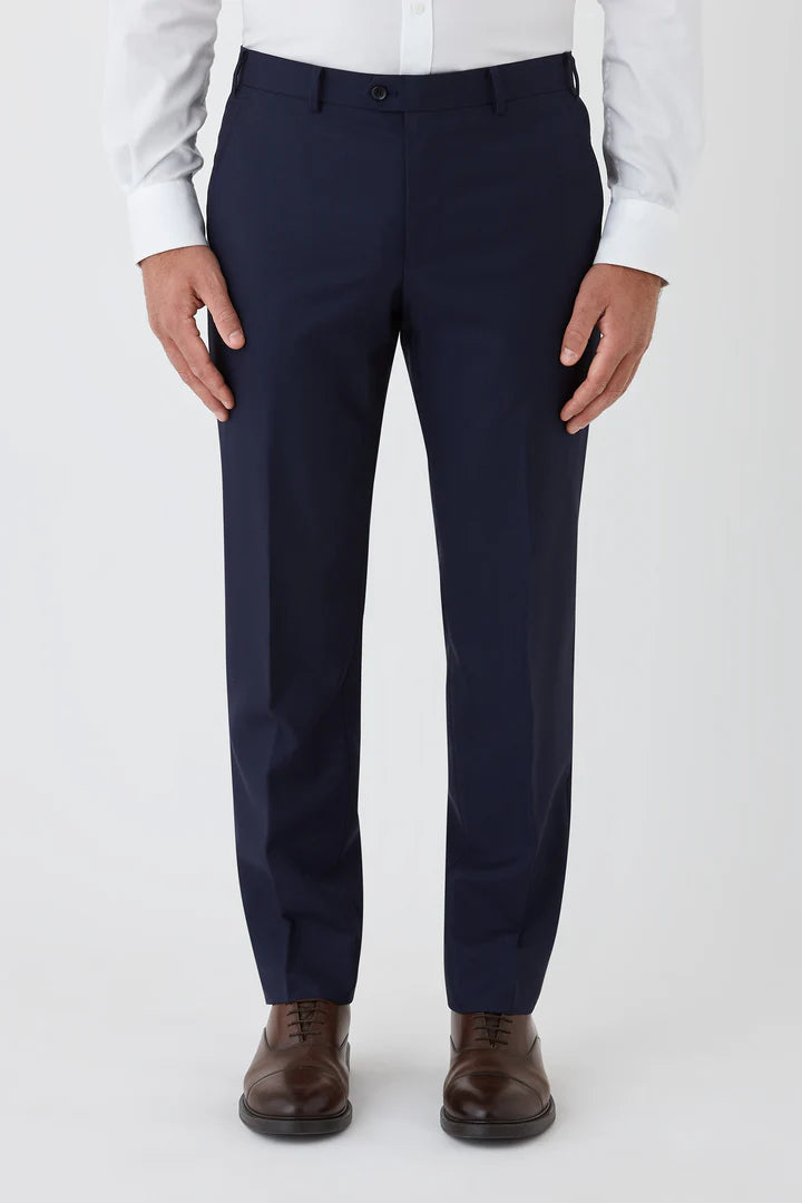 Stock Clearance Cambridge - Pure Wool Interceptor Suit Pant - Navy