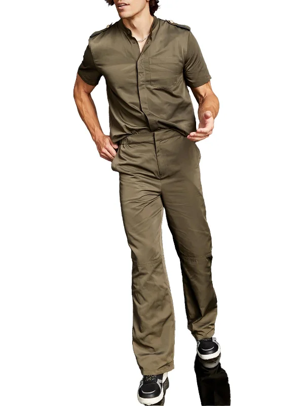 Now Available Mens Utility Flat Front Trouser Pants