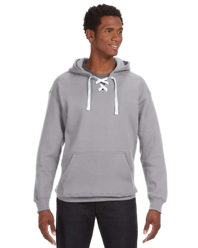 Now or Never J America Adult Sport Lace Hooded Sweatshirt | Oxford