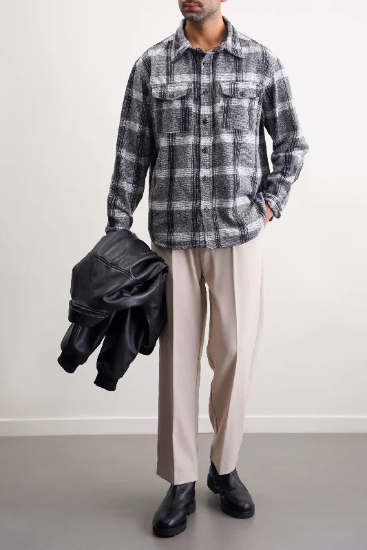 Weekend Specials You Can't Miss BOY-NEXT-DOOR FLANNEL OVERSHIRT