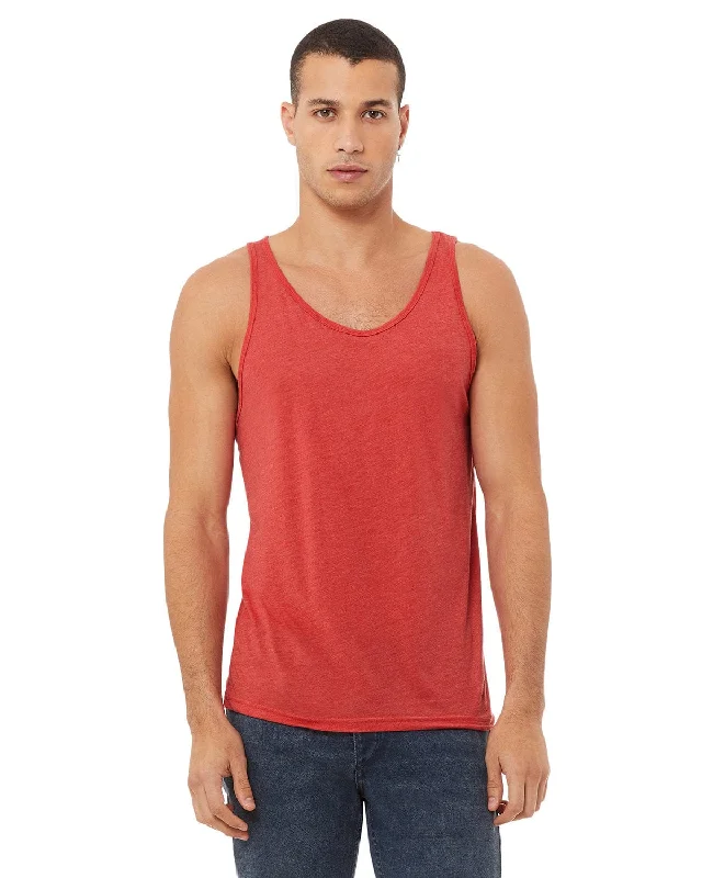 Act Now Bella+Canvas Unisex Triblend Tank | Red Triblend