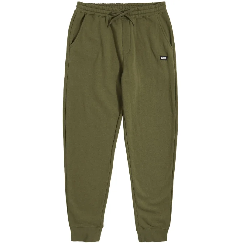 New Arrival CCS Logo Rubber Patch Sweat Pants - Army Green