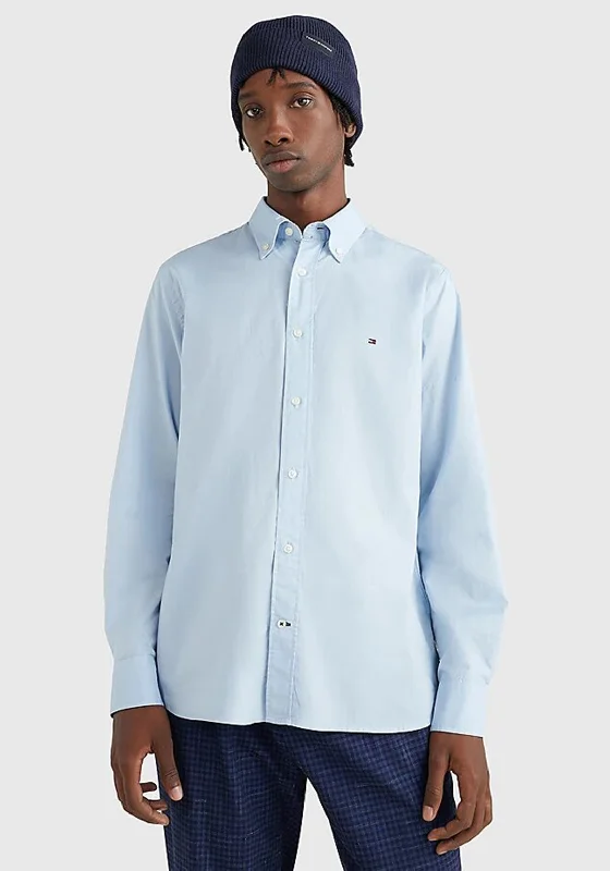 Big Savings Tommy Hilfiger Core Flex Poplin Shirt, Calm Blue