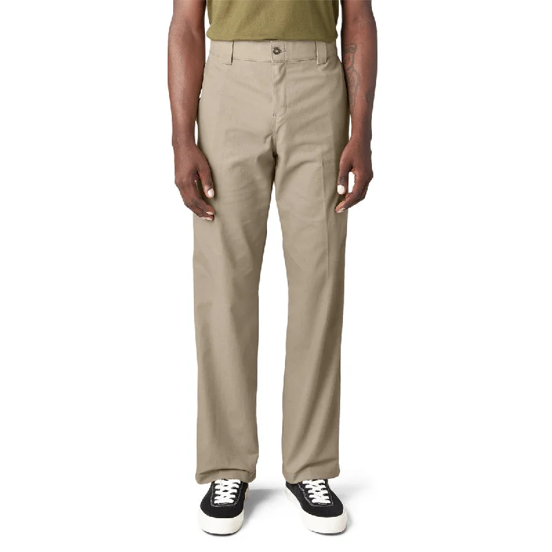 Weekend Discounts to Delight Dickies Jamie Foy Loose Straight Twill Pants - Desert Sand Weekend Discounts to Delight Dickies Jamie Foy Loose Straight Twill Pants - Desert Sand