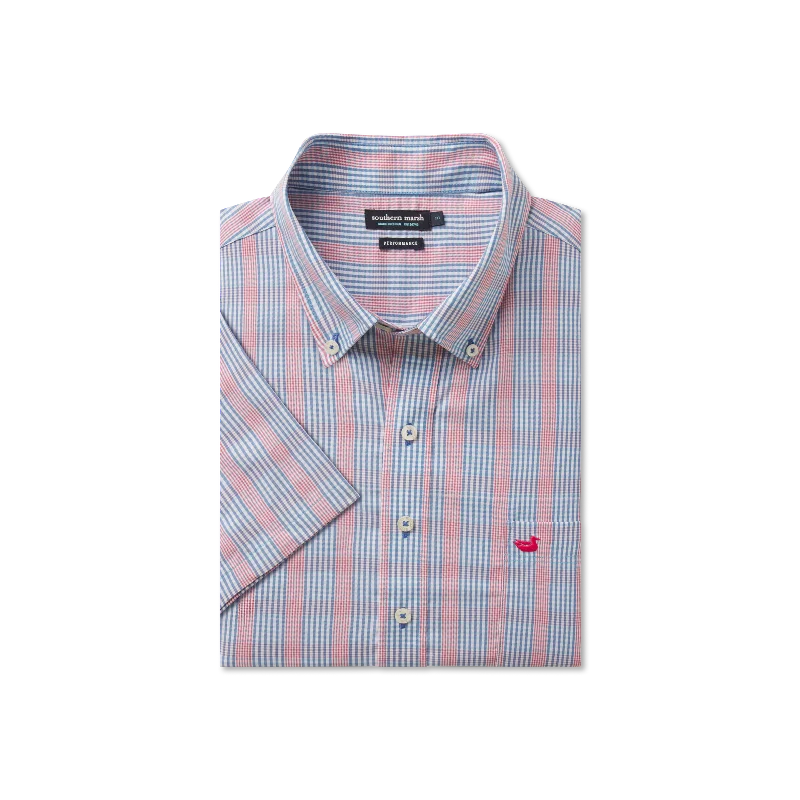 Instant Savings Franklin Performance Gingham Dress Shirt - Short Sleeve