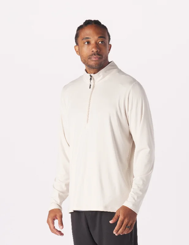 Best Choice Tahoe 1/4 Zip: Oatmilk