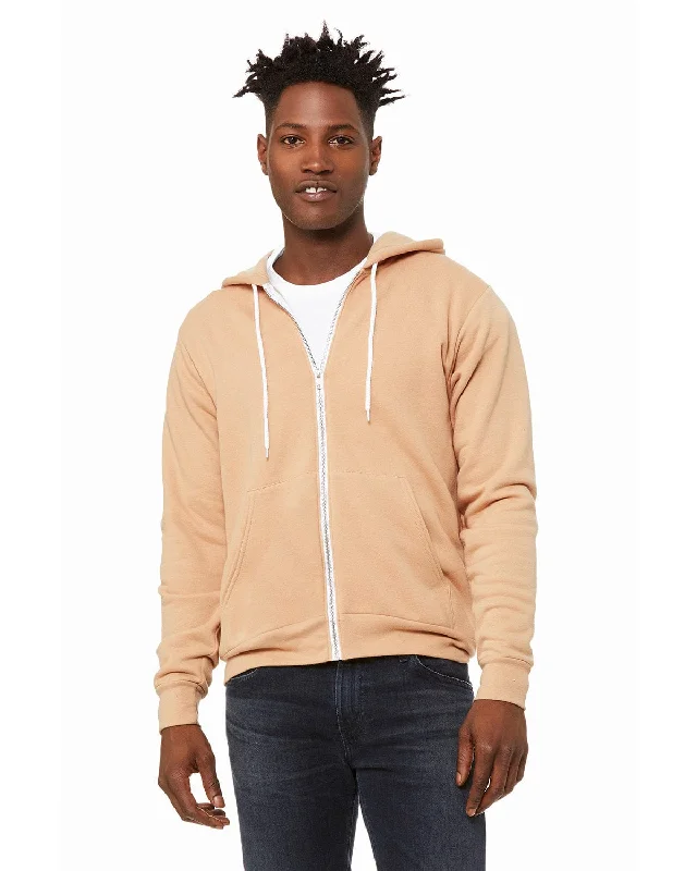 Weekend Bargains to Celebrate Bella+Canvas Unisex Poly-Cotton Fleece Full-Zip Hoodie | Heathr Sand Dune Weekend Bargains to Celebrate Bella+Canvas Unisex Poly-Cotton Fleece Full-Zip Hoodie | Heathr Sand Dune