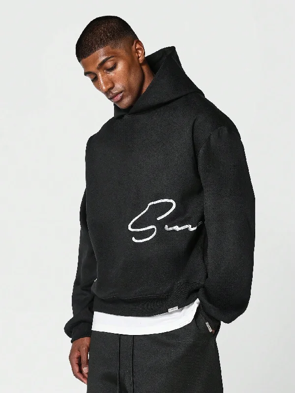 Weekend Deal Overhead Hoodie With Signature Embroidery