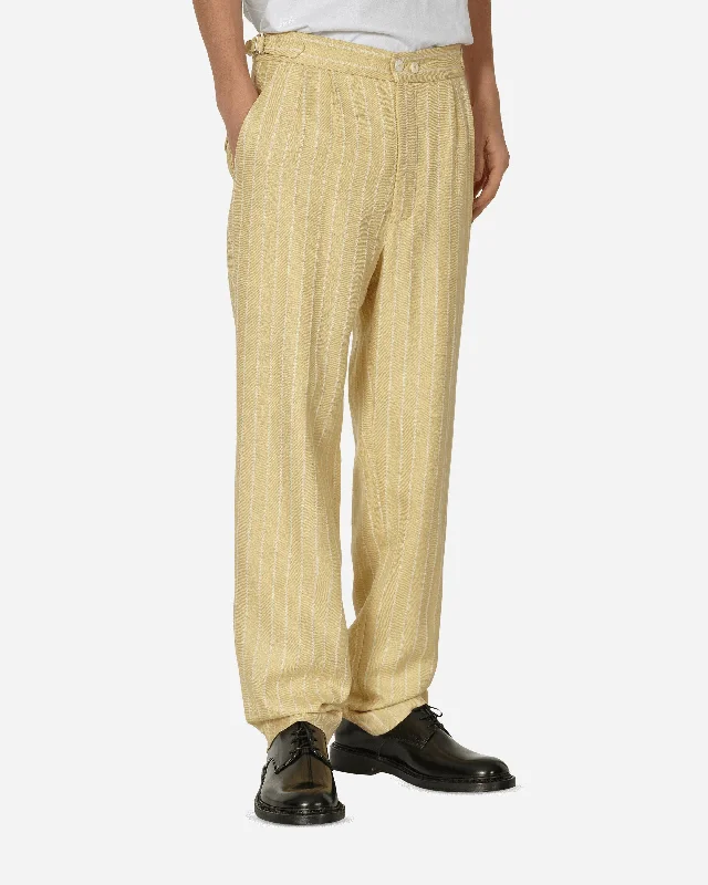 New Deals Dennis Stripe Trousers Cream / White