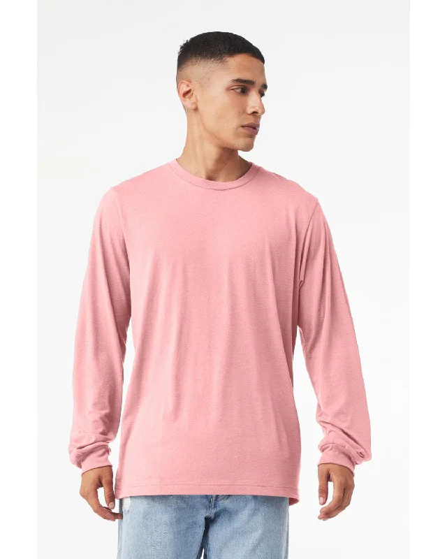 Bargain Bin Bella+Canvas Long Sleeve Jersey T-Shirt | Pink