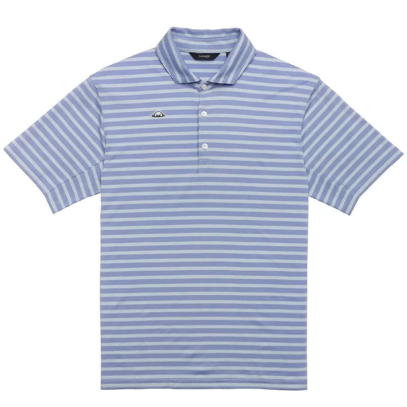 Big Deal Hudson Recycled Vintage Stripe Polo Coastal Blue - 2025