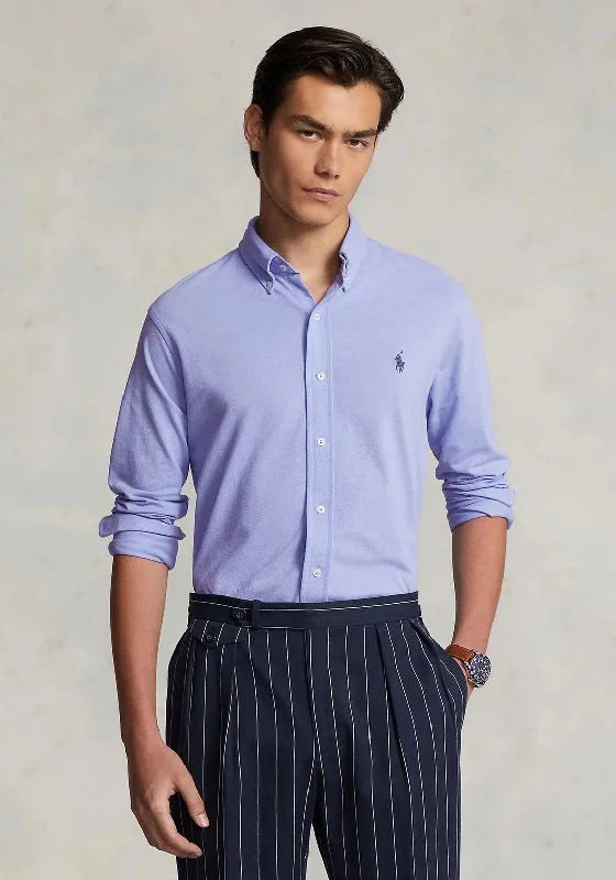 Deep Savings Ralph Lauren Featherweight Mesh Shirt, Blue