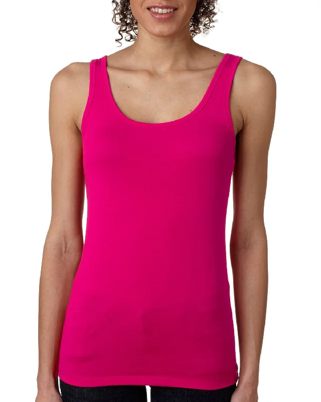 Savings Spectacular Next Level Ladies Jersey Tank Top | Raspberry