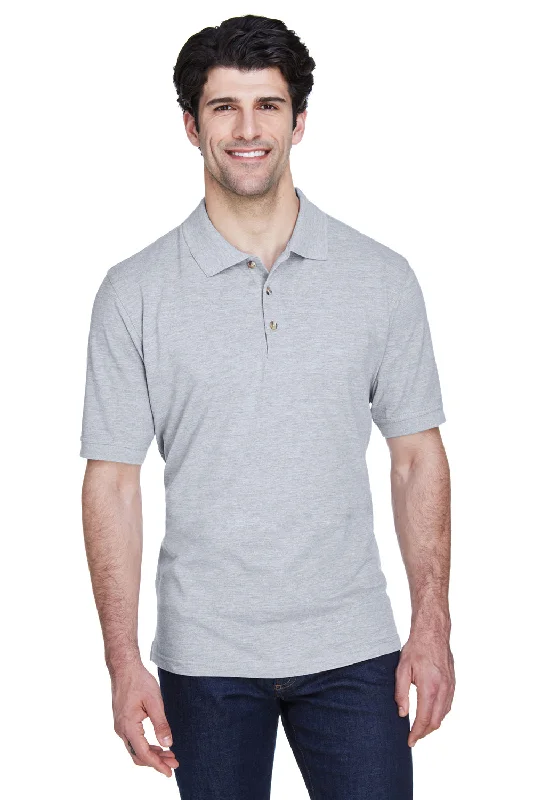 Weekend Offers You Can't Ignore UltraClub Mens Classic Short Sleeve Polo Shirt - Heather Grey - Closeout Weekend Offers You Can't Ignore UltraClub Mens Classic Short Sleeve Polo Shirt - Heather Grey - Closeout
