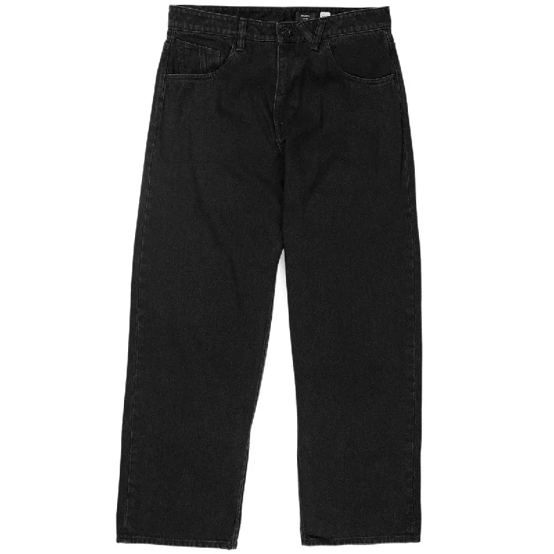 Midnight Madness Volcom Billow Denim Pants - Black