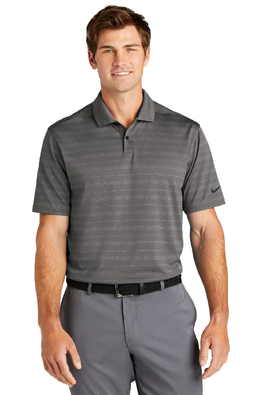 Major Deal Nike Mens Vapor Jacquard Dri-Fit Moisture Wicking Short Sleeve Polo Shirt - Dark Grey Major Deal Nike Mens Vapor Jacquard Dri-Fit Moisture Wicking Short Sleeve Polo Shirt - Dark Grey